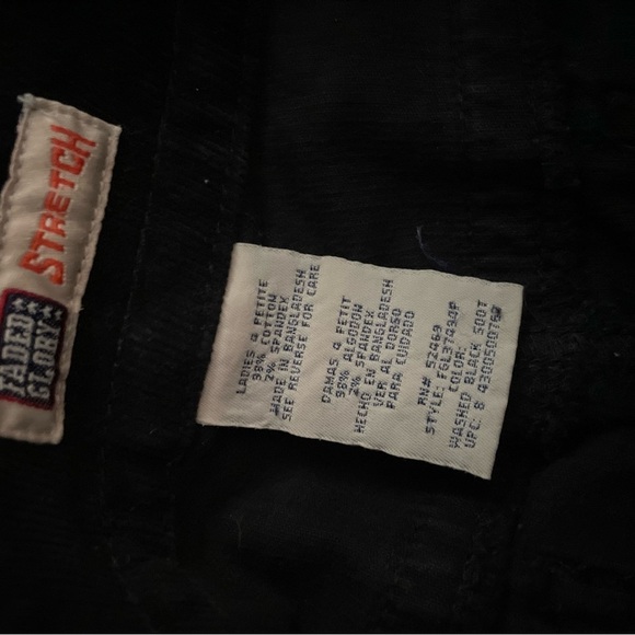 Faded Glory stretch corduroy pants size 1 - Picture 6 of 8